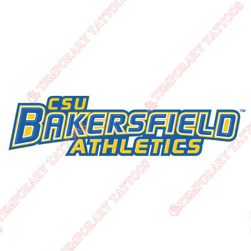 CSU Bakersfield Roadrunners Customize Temporary Tattoos Stickers N4060